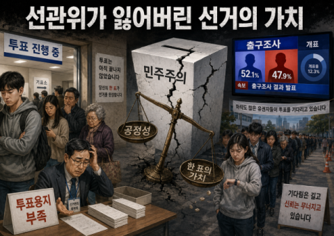 사전선거 출구 조사가 없는 이유 [가스인라이팅]
