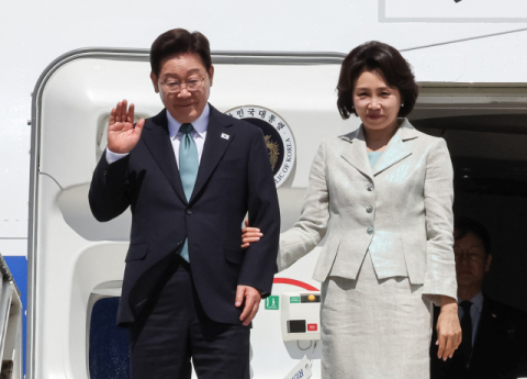 이 대통령 내외 9일 밤 유럽 순방 첫 방문지 벨기에 브뤼셀 도착