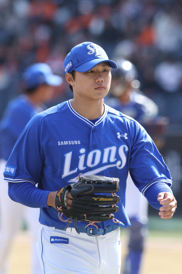 삼성 라이온즈의 배찬승. 삼성 제공