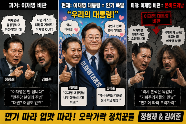 집권 세력 내의 권력다툼 양상이 시시각각 변모하고 있다. 출처=SNS(AI로 생성한 이미지)