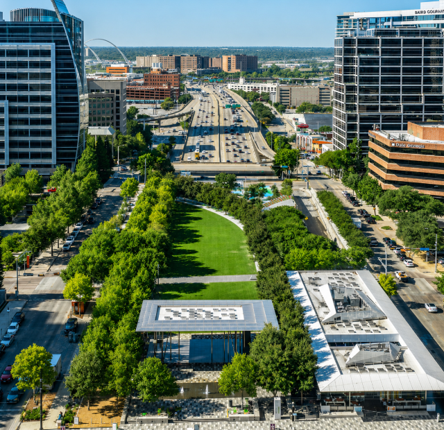 미국 댈러스 클라이드 워렌 파크. klydewarrenpark 인스타그램