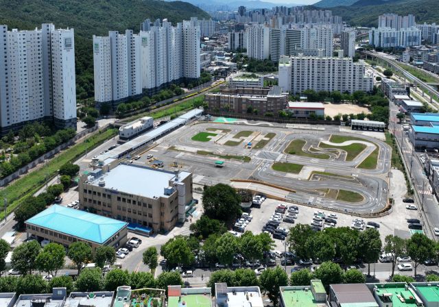 대구 북구 태전동 대구운전면허시험장 전경. 매일신문DB