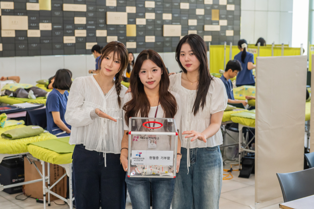 지난달 18일 대구보건대에서 열린 제28회 대구보건대학인의 헌혈 사랑 나눔 축제 현장 모습. 대구보건대 제공