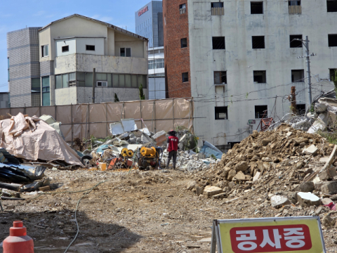 미개발 사업장이던 계산동1가 개발사업 철거 본격화…