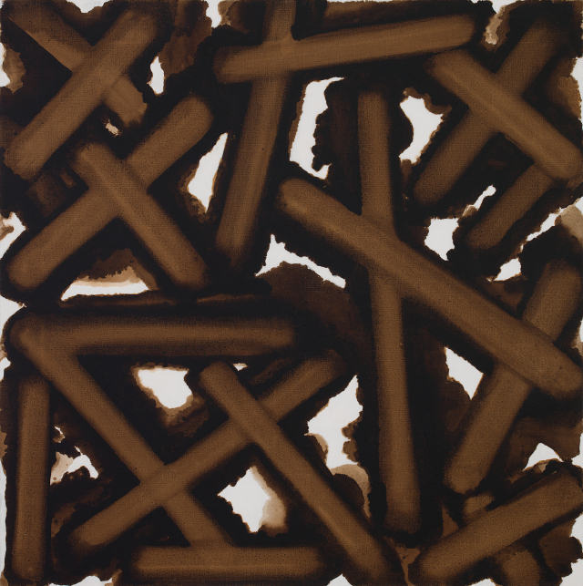 권오봉, Untitled, 2026, oil on canvas, 90x90cm. 우손갤러리 제공