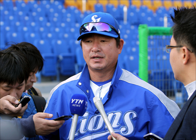 2011시즌 삼성 라이온즈의 류중일 감독. 삼성 제공