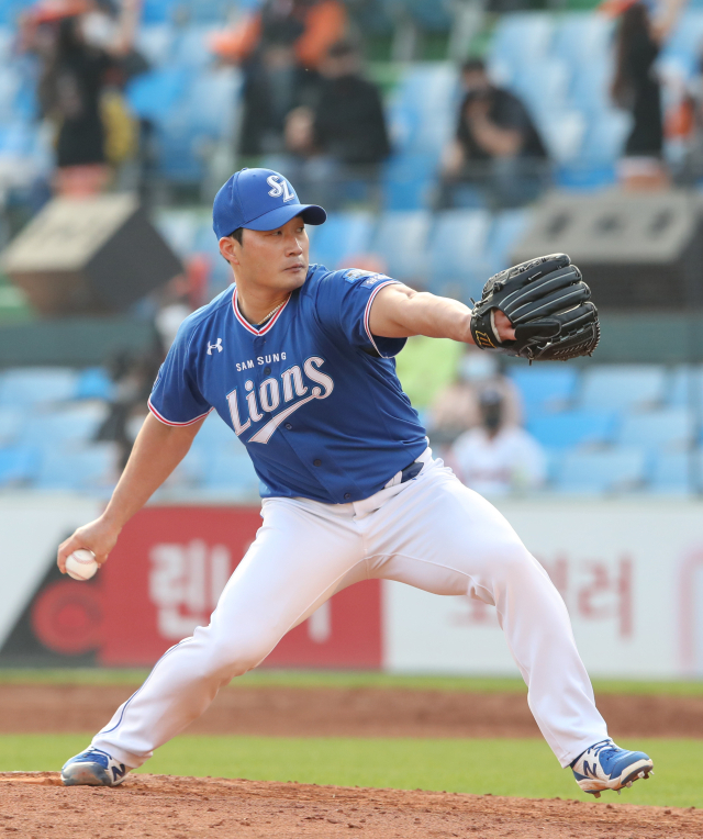 2020시즌 삼성 라이온즈의 마무리로 다시 선 오승환. 삼성 제공