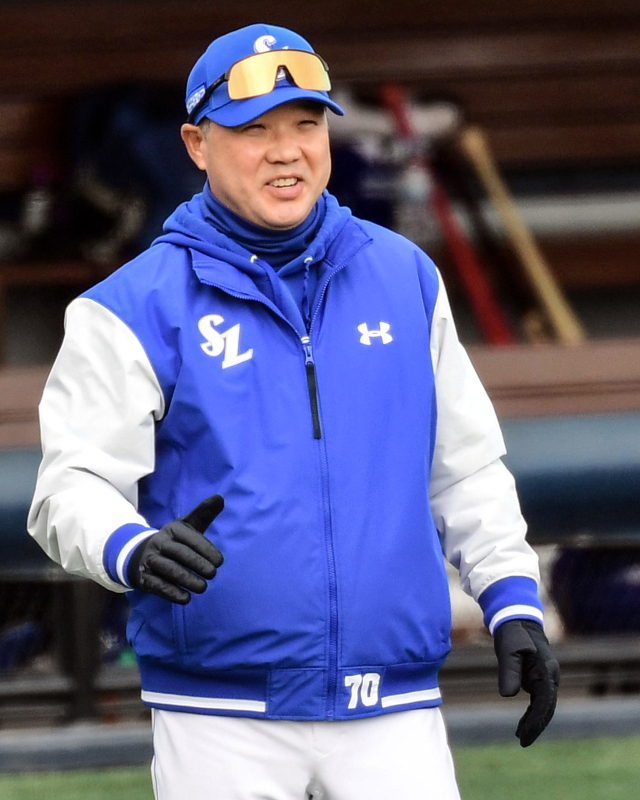 삼성 라이온즈의 박진만 감독. 삼성 제공
