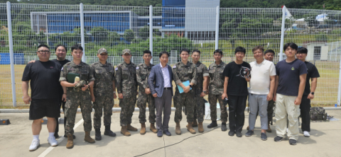 군 드론 전력 키운다…경운대, 작전사와 실무교육 진행