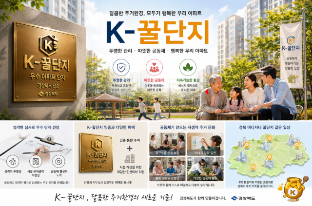 경북도가 공동주택 안심 관리 체계를 구축하기 위해 추진되는 