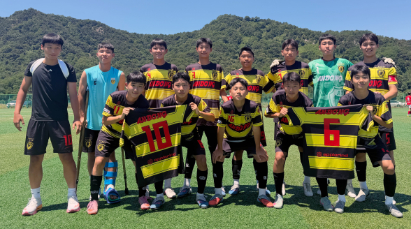 안동중 축구부, 전국 중등 축구리그 2년 연속 정상