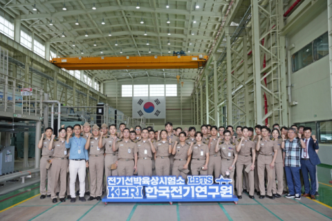 한국전기연구원, 호국보훈의 달 맞아 해군사관학교 생도 대상 전기선박·EMP 등 미래 전장 판도 바꿀 국방기술 소개