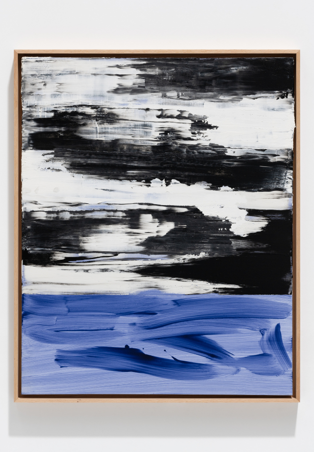 유주희, Landscape over being,Mixed media on canvas, 2024