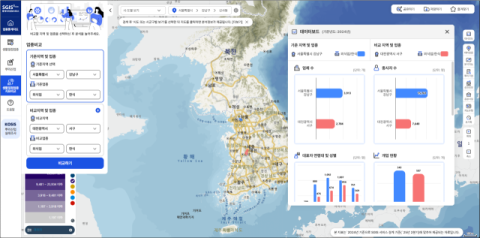 우리 동네 상권·매출, 지도 하나로 한눈에 본다