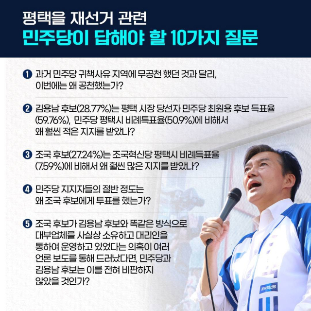 조국 전 조국혁신당 대표가 지난 21일 자신의 페이스북에 공유한 이미지. 