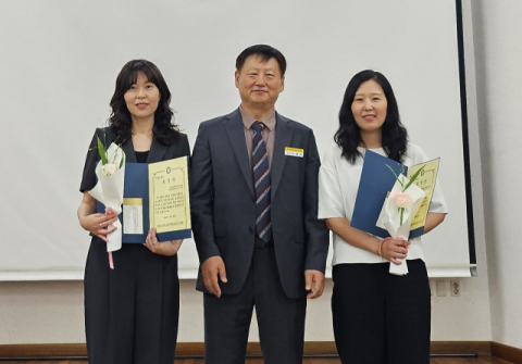 영주교육지원청, 상반기 'Best Worker'에 권정렬·김윤정 주무관 선정, 시상