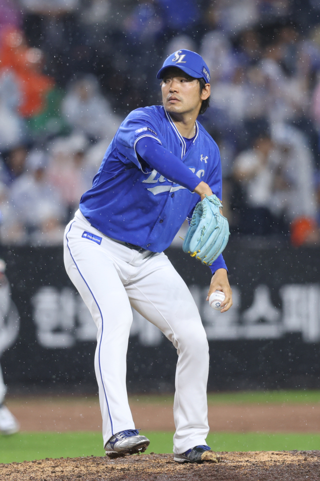 삼성 라이온즈의 백정현. 삼성 제공