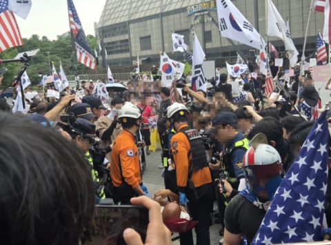 국조특위 방문 앞두고 잠실 개표소 충돌…주먹다짐에 119까지 출동