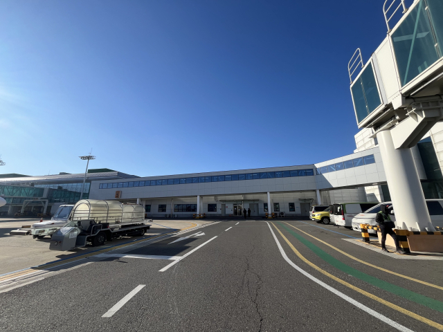 대구공항 스윙브릿지 외부 전경. 대구공항 제공