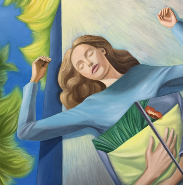 김재령, 내면의 온기, 91.0x91.0cm, oil on canvas, 2026