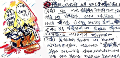 [임무상의 1957 그림일기]7월 11일 목요일/7월 17일 수요일