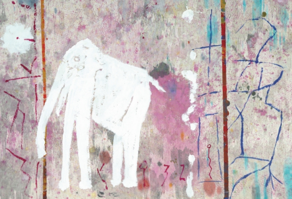김일환, 象, 2026, Acrylic on canvas, 101&times;69cm
