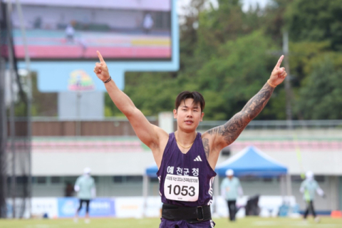 예천군청 남태풍, 14년 만에 한국 창던지기 80m 돌파