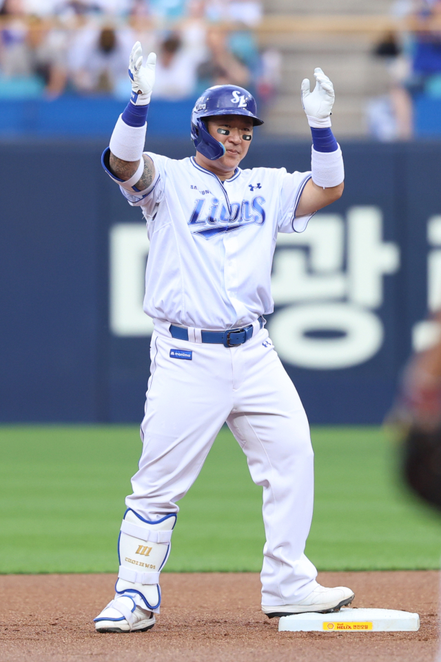 삼성 라이온즈의 최형우. 삼성 제공