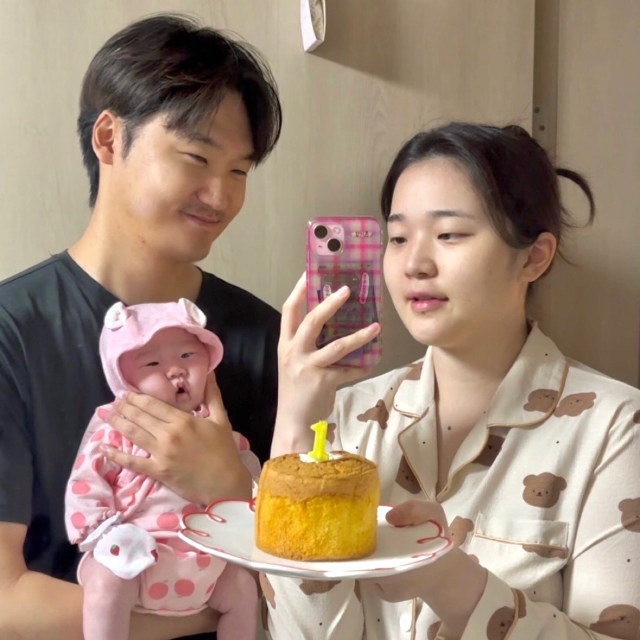 김나현·김지환 부부 첫째 딸 김가은