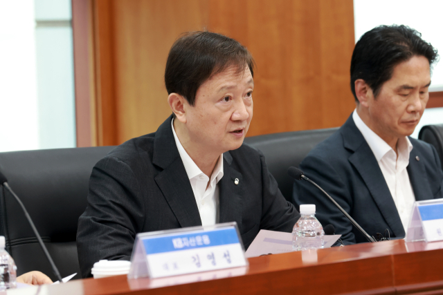 이찬진 금융감독원장이 13일 서울 영등포구 금융투자협회에서 열린 자산운용사 CEO 간담회에서 발언하고 있다. 금감원