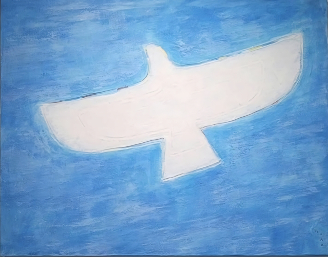 이오성, 2023, Our Songs, 72.7x91cm, mixed media on canvas copy.