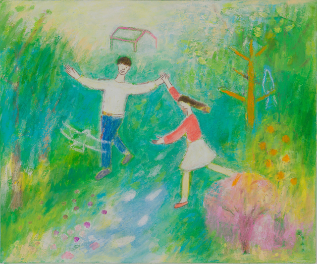 이오성, 2023, Draw Days, 60.6x72.7cm, mixed media on canvas copy
