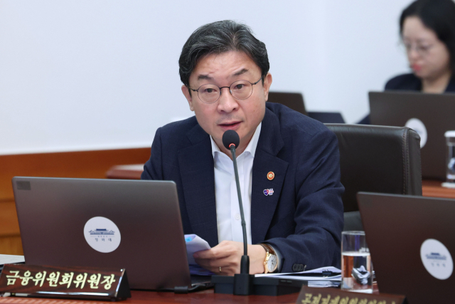 이억원 금융위원장이 14일 청와대에서 이재명 대통령 주재로 열린 국무회의에서 발언하고 있다. 연합뉴스