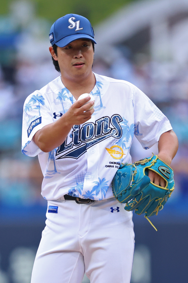 삼성 라이온즈의 양창섭. 삼성 제공