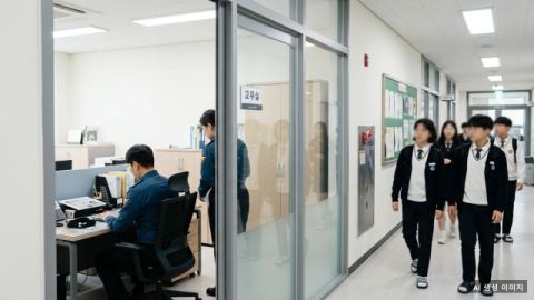 학생들 등교한 중학교 사무실서 동료와 성관계 4번…기혼 여경 결국 30일 정직 후 사직