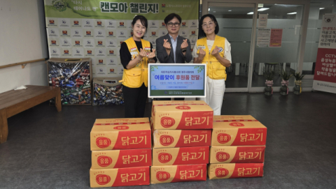 대한적십자사봉사회 영주시협의회, 취약계층에 닭고기 24박스(480만원 상당) 지원