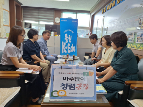 창녕교육지원청, 관내 학교 대상 '찾아가는 청렴 공감협의회' 끝내