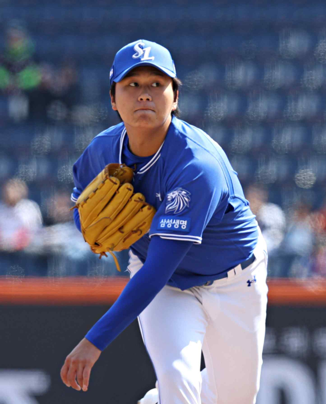 삼성 라이온즈의 이승현. 삼성 제공