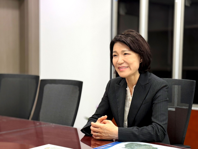 이진숙 국민의힘 의원(대구 달성)이 23일 자신의 의원회관 사무실에서 매일신문과 인터뷰 하고 있다. 이진숙의원실 제공