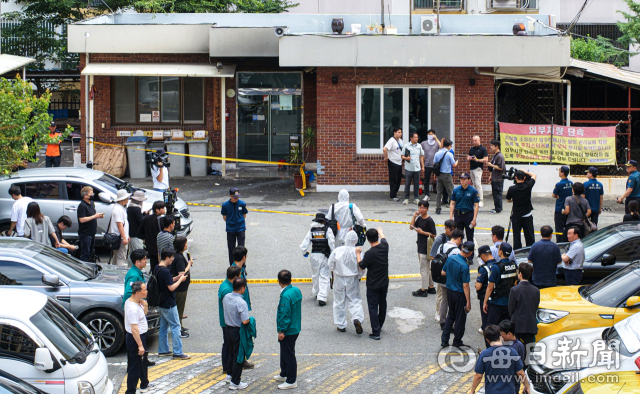 '경산 아파트' 주민대표와 갈등 70대, 인화물질 뿌려 '펑'