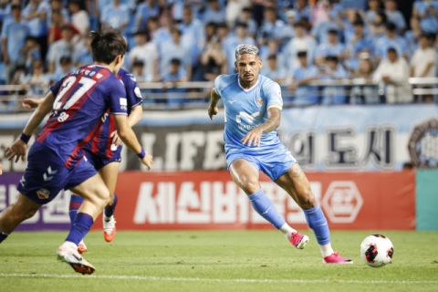 9경기만에 끝난 무패 행진…대구FC 5위로 내려앉아