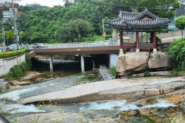 환향녀들이 몸을 씻은 홍제천. 사대부들은 