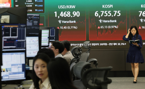 [속보] 코스피, 5% 급락에 매도사이드카…6300선으로 내려앉아