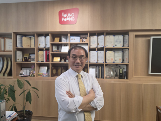 조재곤 영풍 대표는 세계 시장을 선도하는 푸드테크 기업으로 도약하겠다고 밝혔다. 정우태 기자