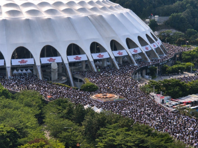 2026 BTS 부산 콘서트가 열린 부산아시아드주경기장 일대. 부산경찰청 제공