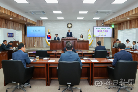 울릉군의회, 첫 임시회서 군정 방향 점검