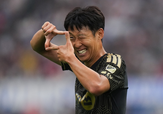 LAFC의 손흥민이 2일 캐나다 밴쿠버에서 열린 2026 MLS 19라운드 밴쿠버 화이트캡스와의 경기 도중 선제골을 넣은 뒤 