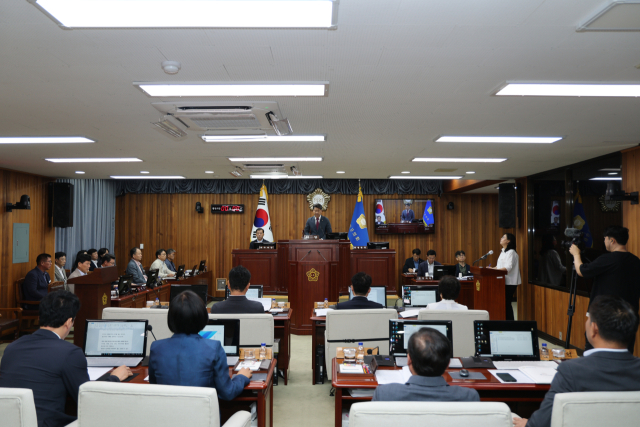 울진군의회 제293회 임시회. 울진군의회 제공