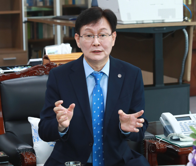 정태주 국가중심국·공립대학교 총장협의회 회장. 손병현 기자