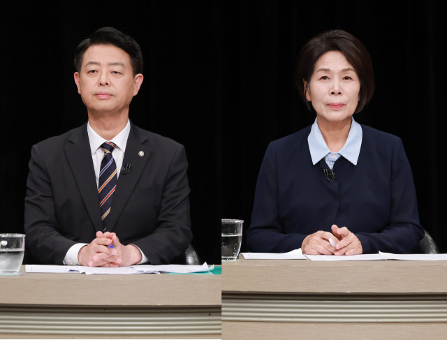 왼쪽부터 김영호 더불어민주당 최고위원 후보, 최민희 후보. 연합뉴스.